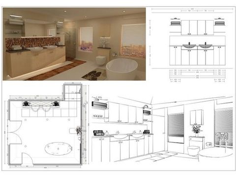 bathroom design plan